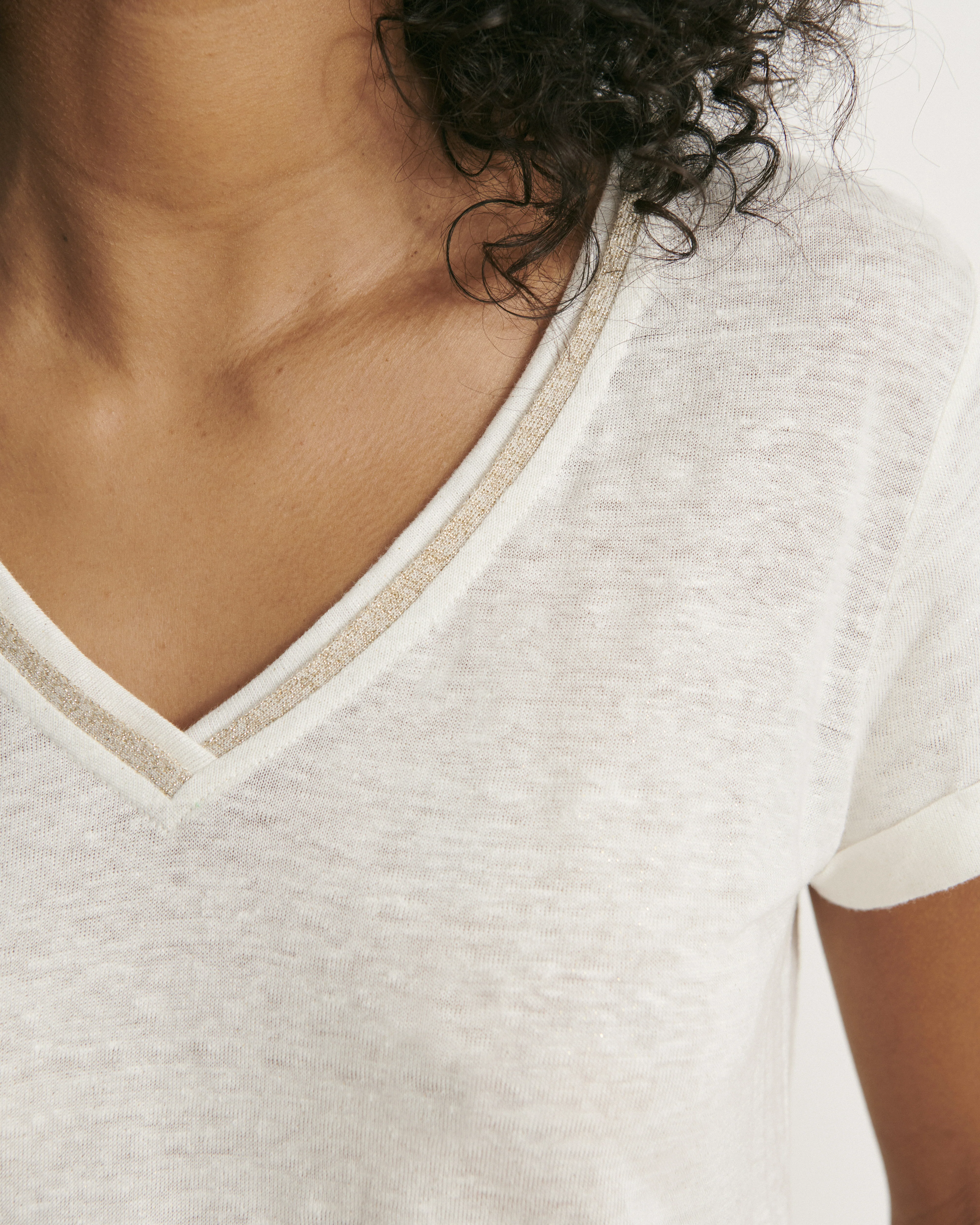 Tee-shirt encolure V TRIOMPHE/11182/003