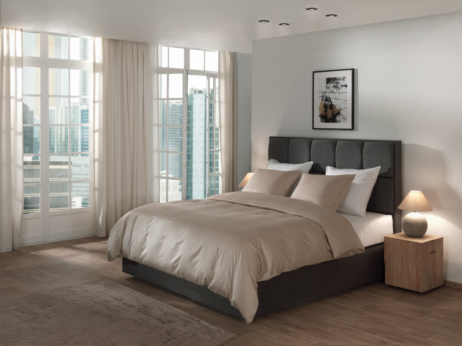 Yellow Dekbedovertrek Katoen Satijn Suites Dubai - dollar sand