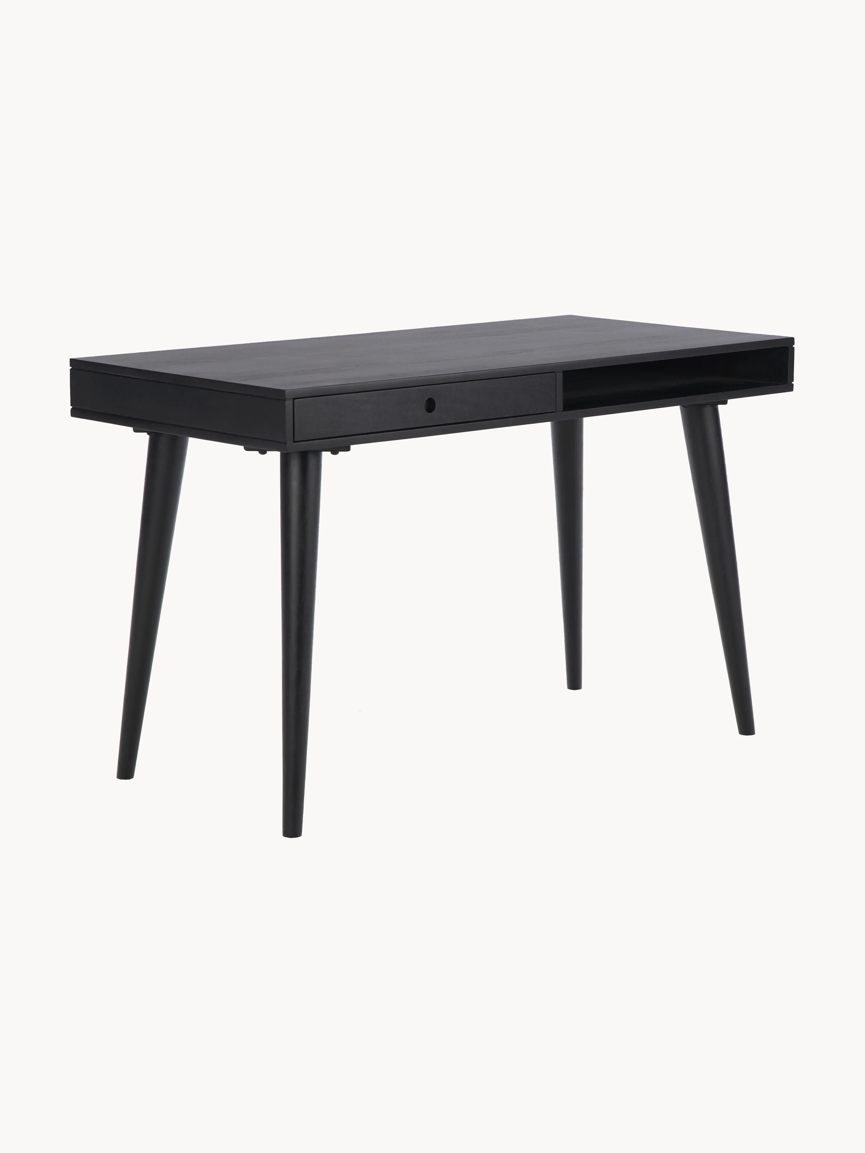 Schreibtisch Tova aus Massivholz mit Schublade