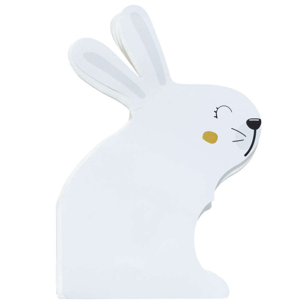 Lot de 20 serviettes jetables design lapin de Pâques