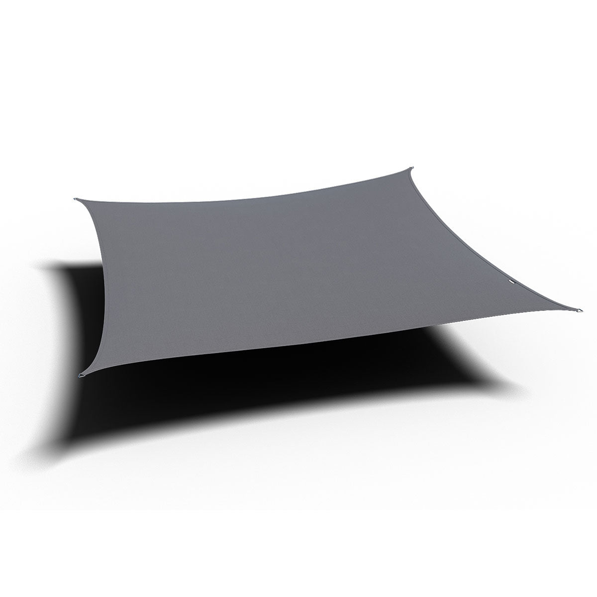 Platinum schaduwdoek Dreamsail grijs - waterproof vierkant 5 x 5 m