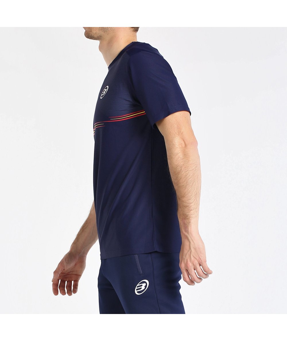 CAMISETA BULLPADEL FANG AZUL MARINO