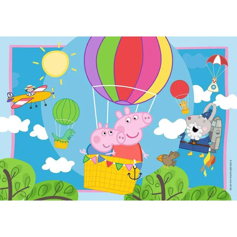 Puzzle 24-teilig Peppas Abenteuer