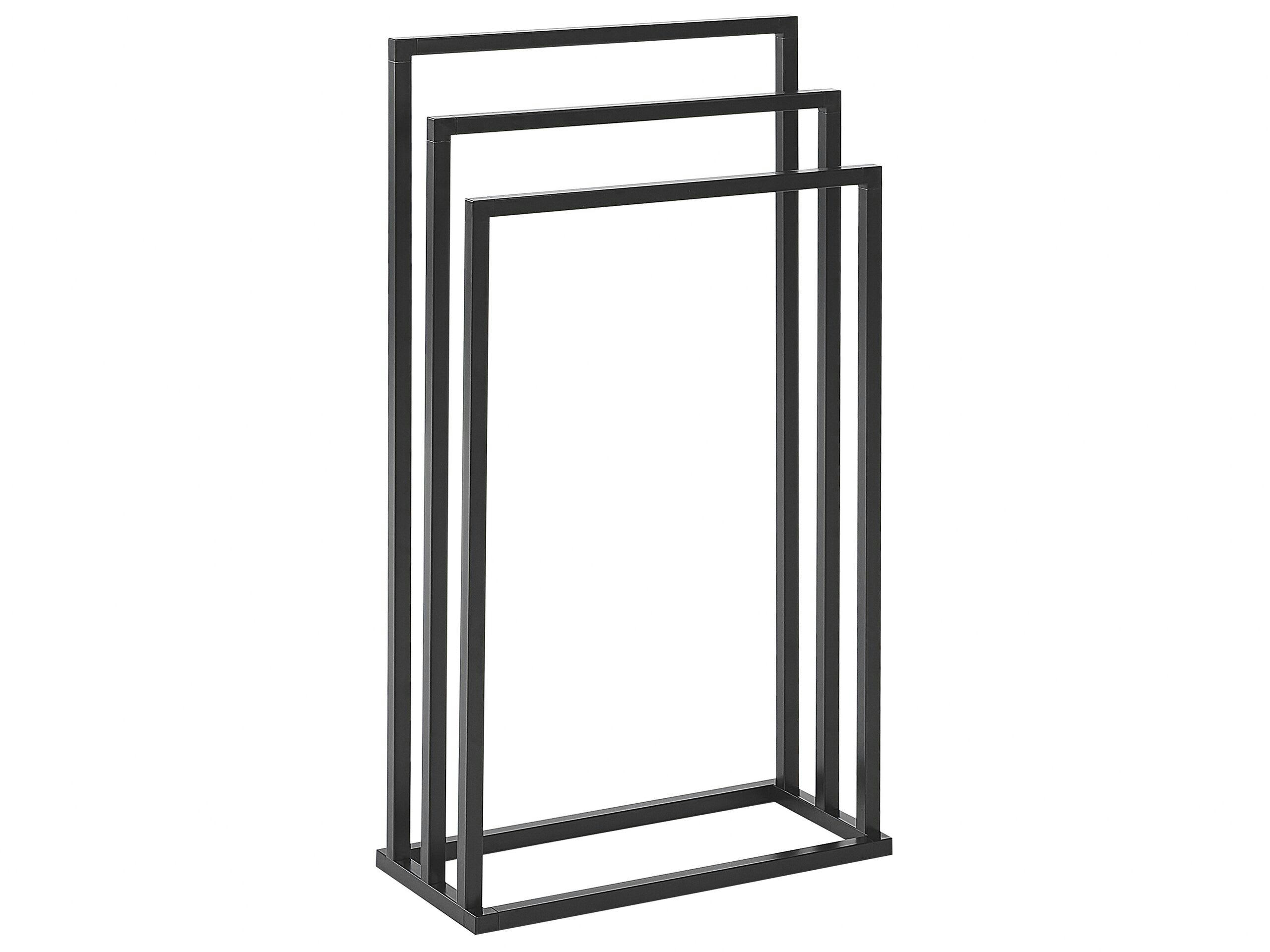 CHARRAS - Porte-serviettes 45 x 84 cm noir