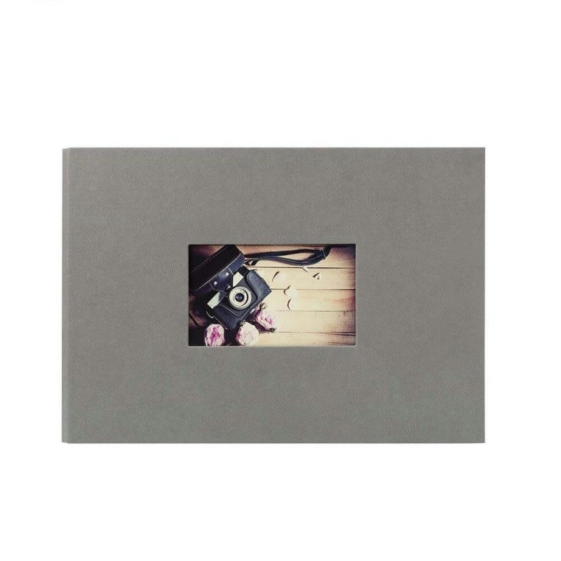 STUDIO - Album photo traditionnel gris 60 pages 180 photos 10x15