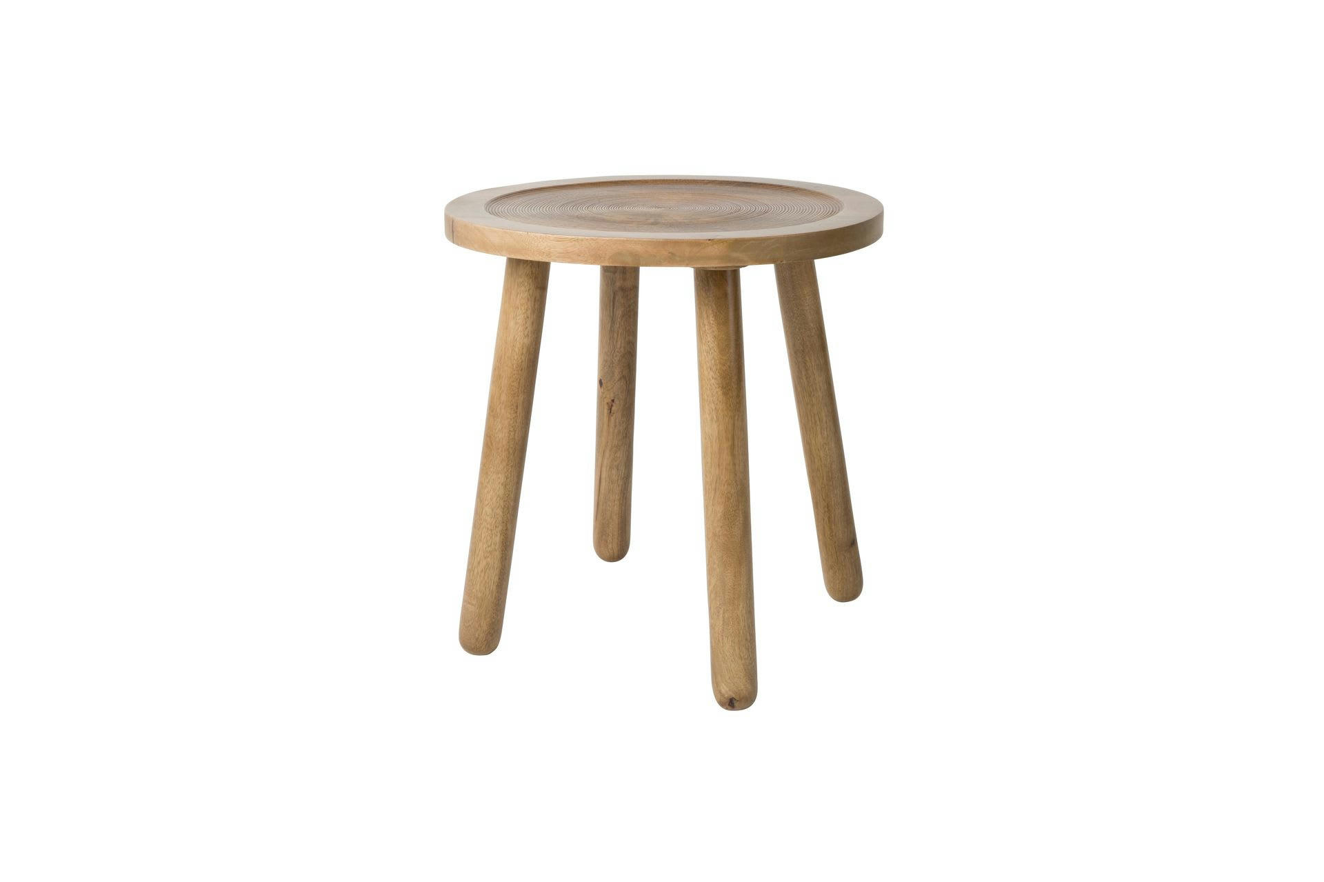DENDRON - Table d'appoint S en bois beige