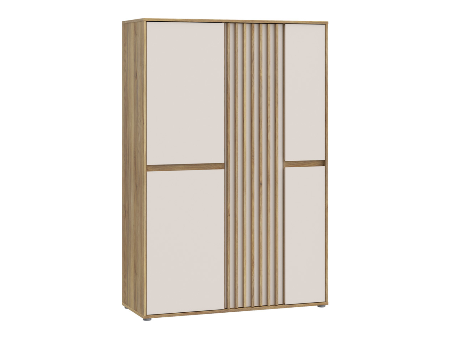 Szafka Eliston 109 cm z 5 drzwiami dąb mauvella/sand
