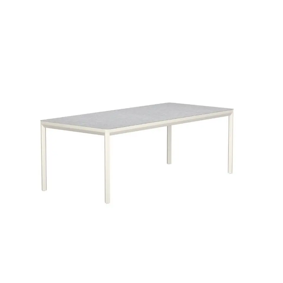 Hioshop Lino tuintafel tafel 100x220cm beige
