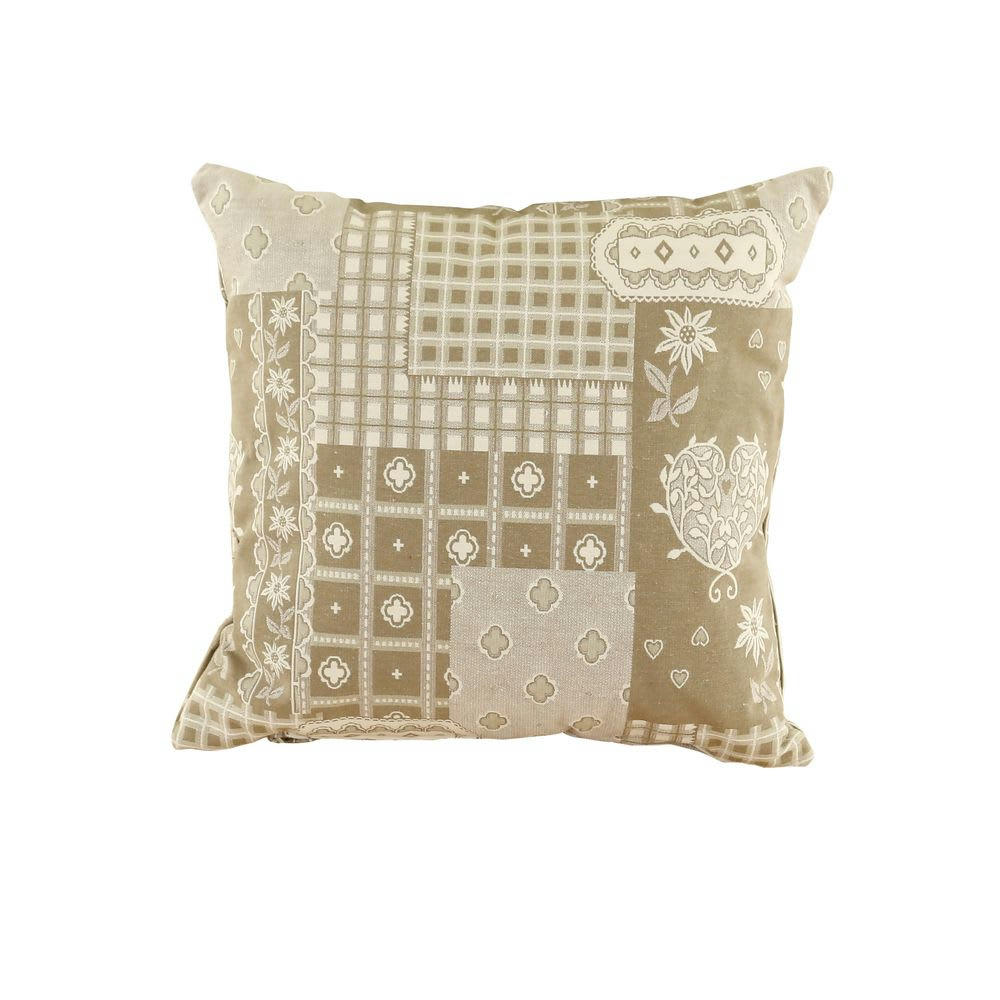 ASPIN - Coussin carré 40 x 40 cm Veneto marron