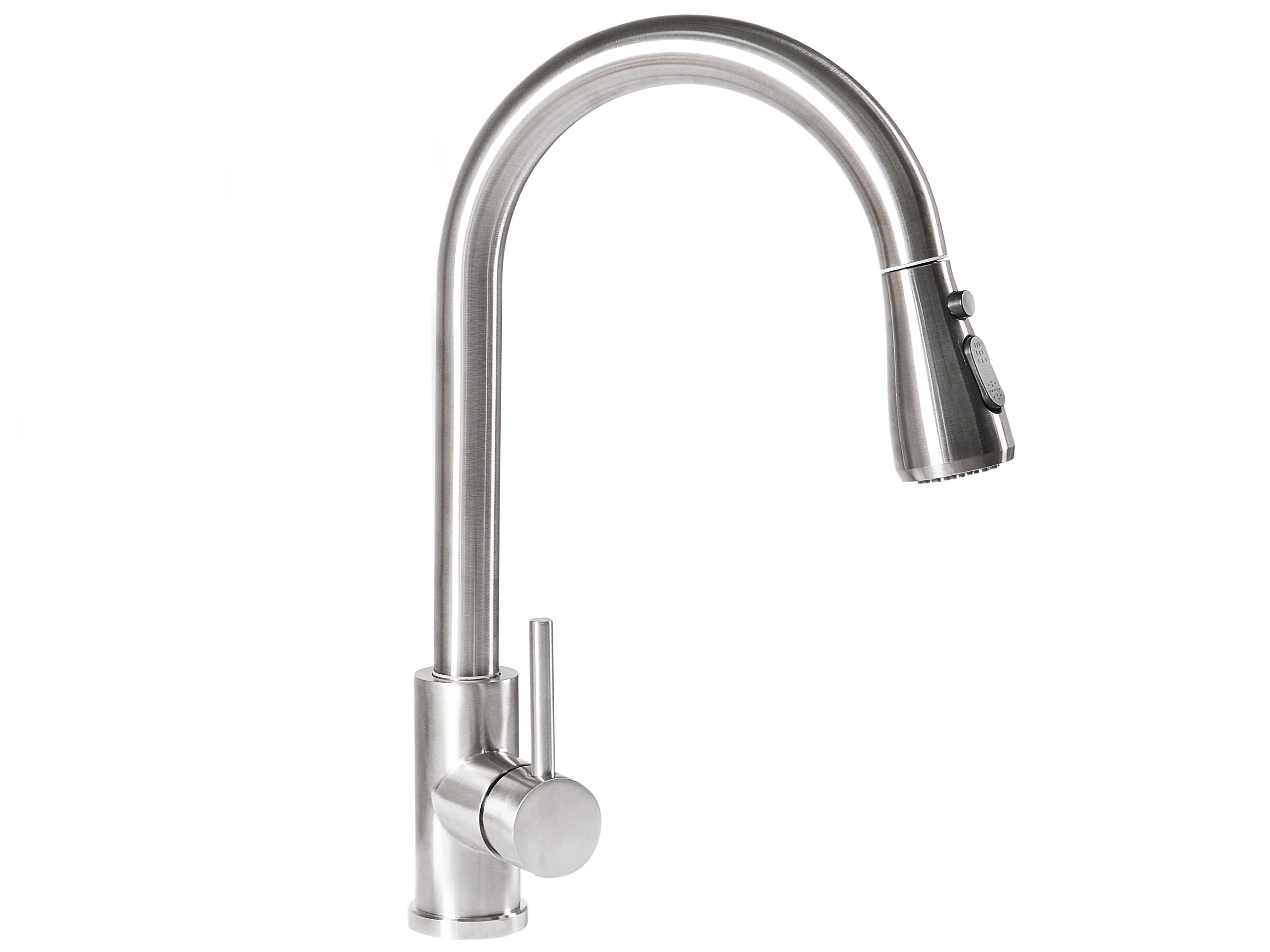 Kitchen Pull Out Tap PAIMUN Silver