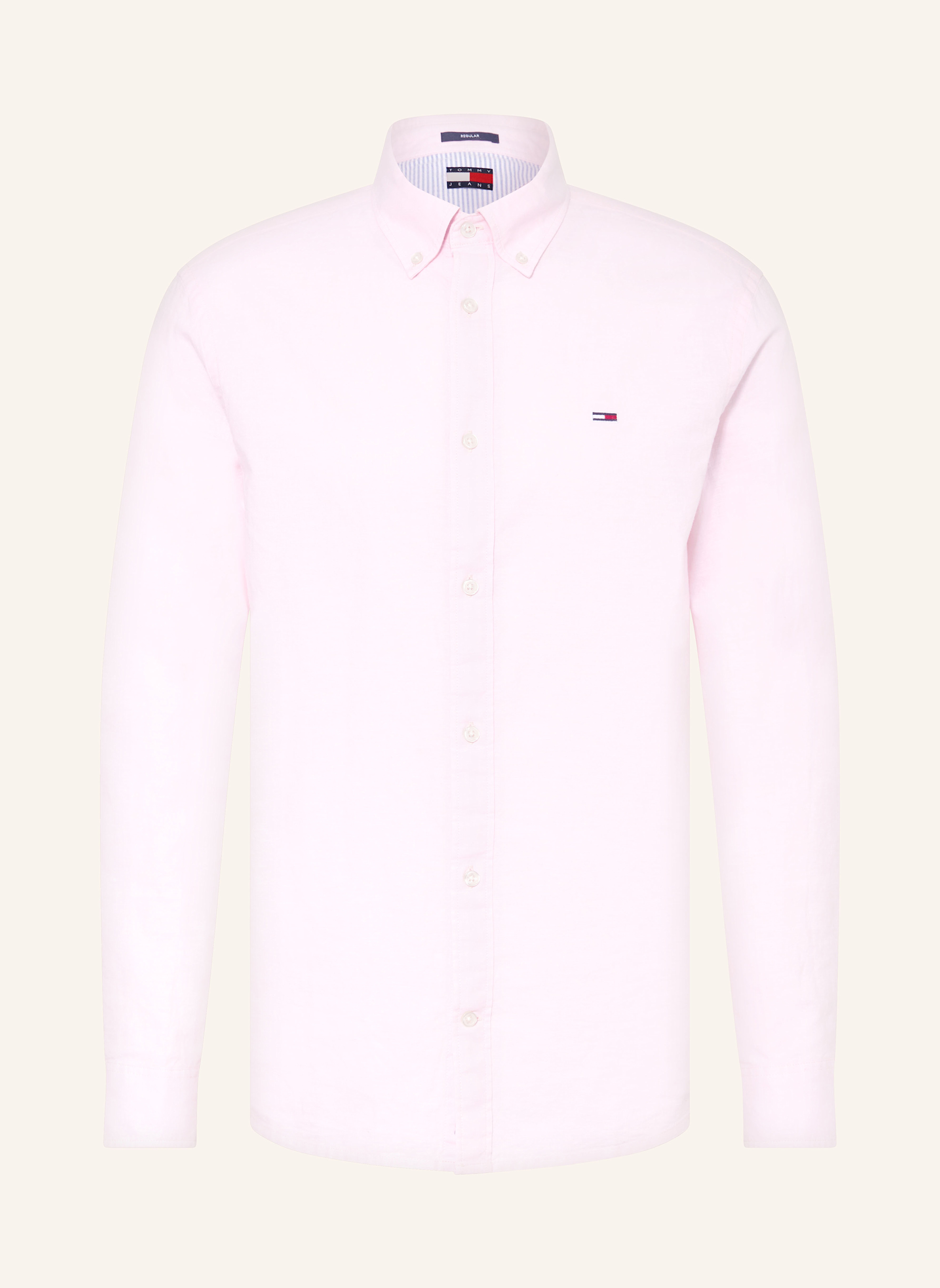 TOMMY JEANS Hemd Regular Fit mit Leinen