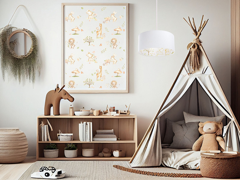 Lampa wisząca dziecięca Sweet Dreams40 cm wielokolorowa