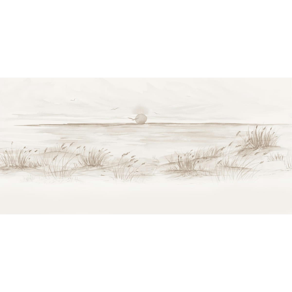 - Papier peint panoramique coucher de soleil 150 x 250 cm