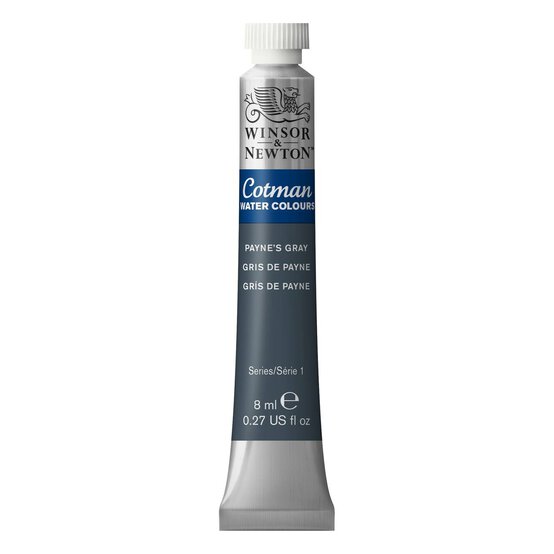 Winsor & Newton Cotman Paynes Grey Watercolour Tube 8ml (465)