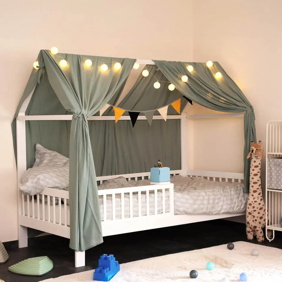 HOME DELUXE Kinderbed STAR LAND Wit