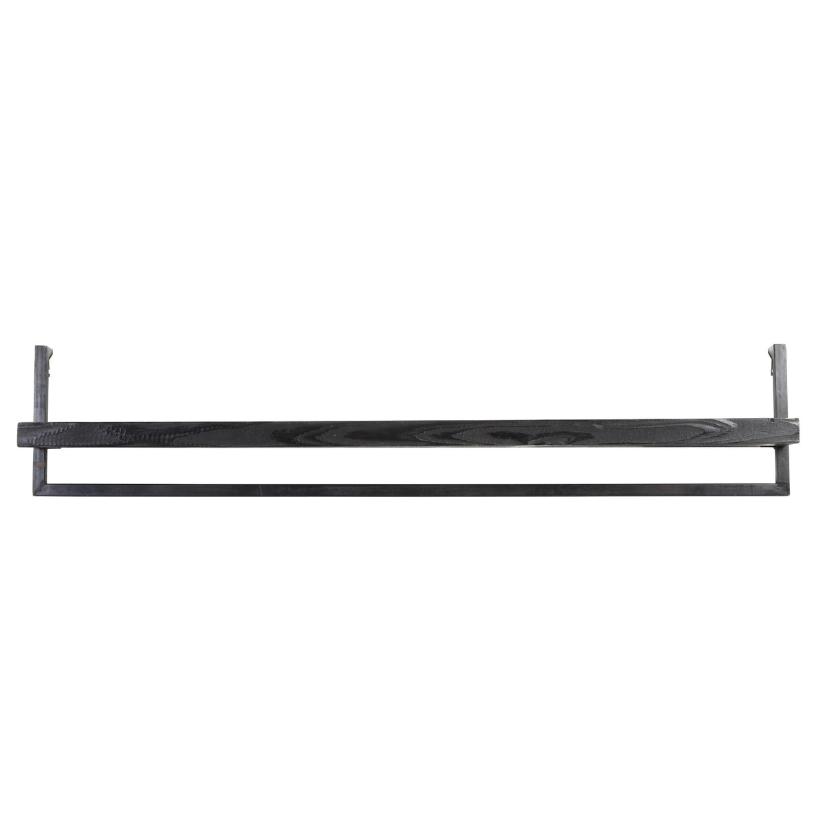 Light & Living wandplank Maddison - zwart - 120x18x24cm