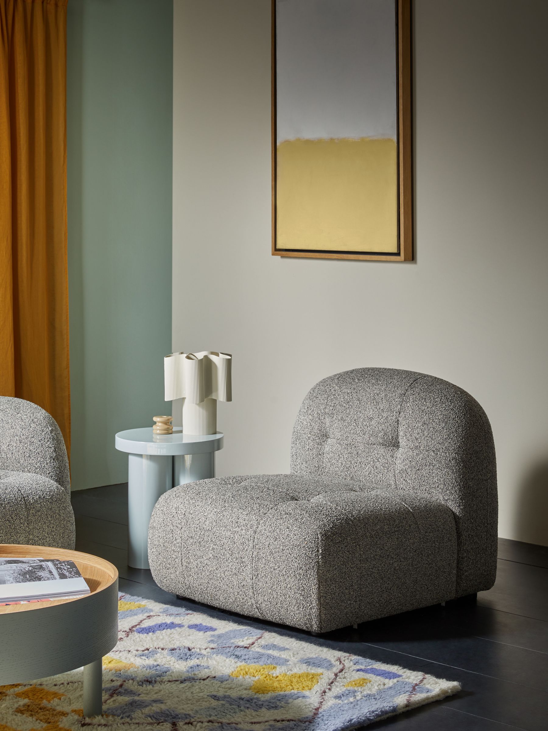 Alban Modular Sofa in Grey Marl Pax Boucle