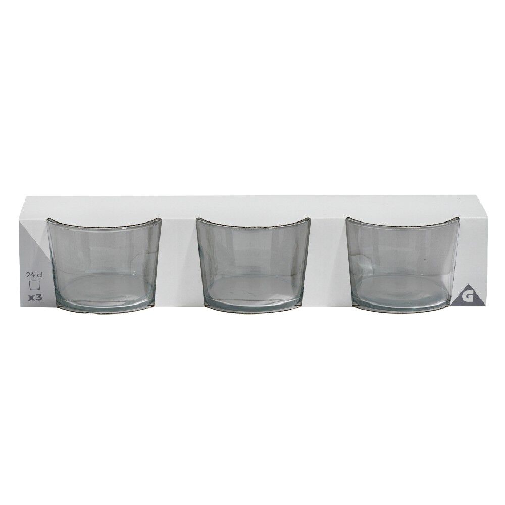 Verre bas bodega transparent 24 cl x3