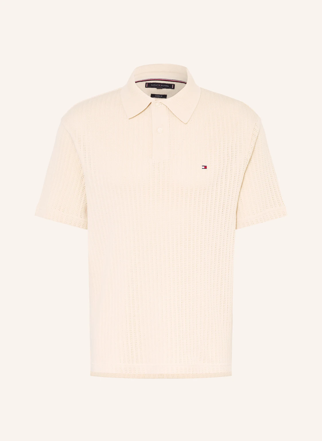 TOMMY HILFIGER Strick-Poloshirt Classic Fit