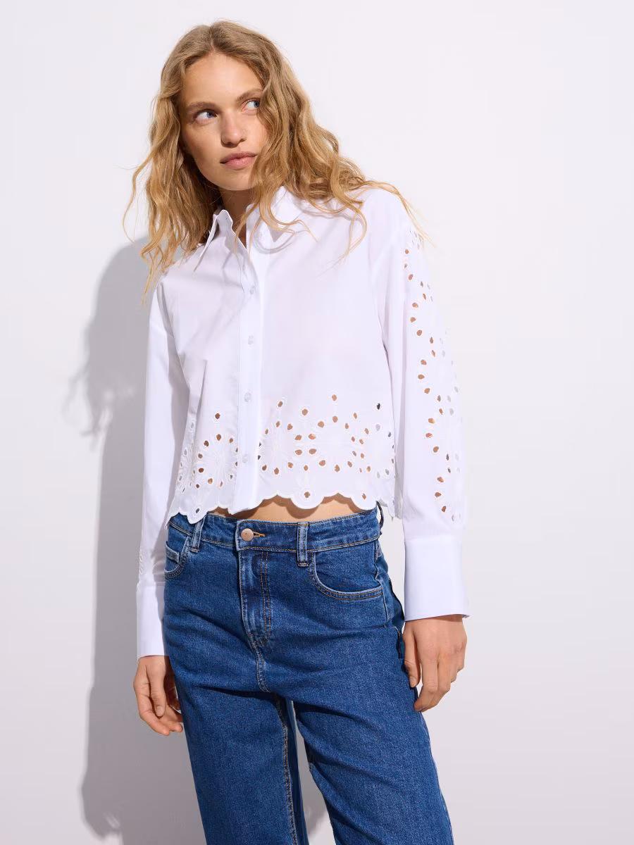 Shirt With Embroidery Detailing