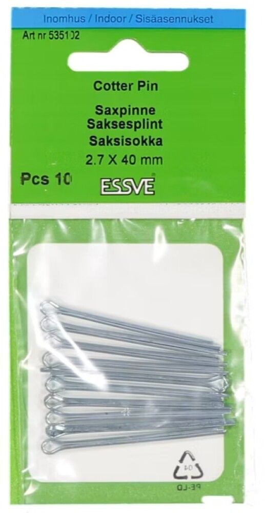 SAKSESPLINT ESSVE FZB 2,7X40 MM