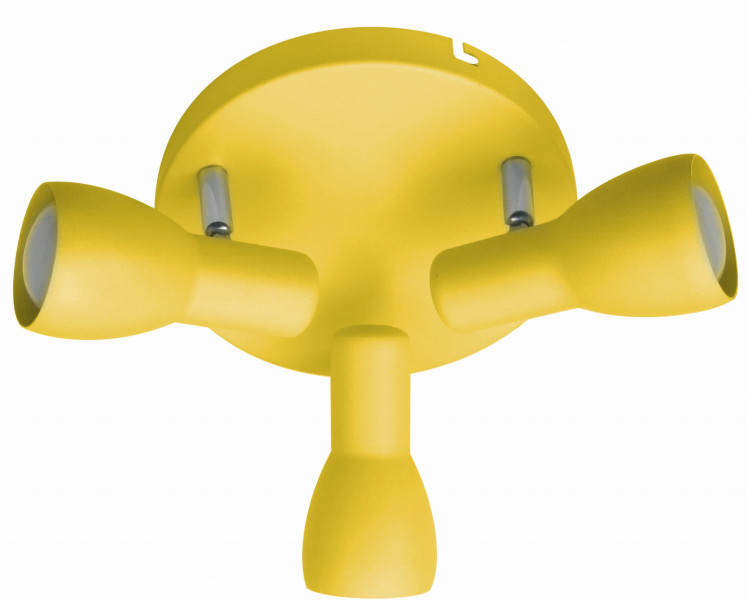 Lampa sufitowa żółta PICARDO 3xE14x40W wym: 15x29x29 cm Candellux