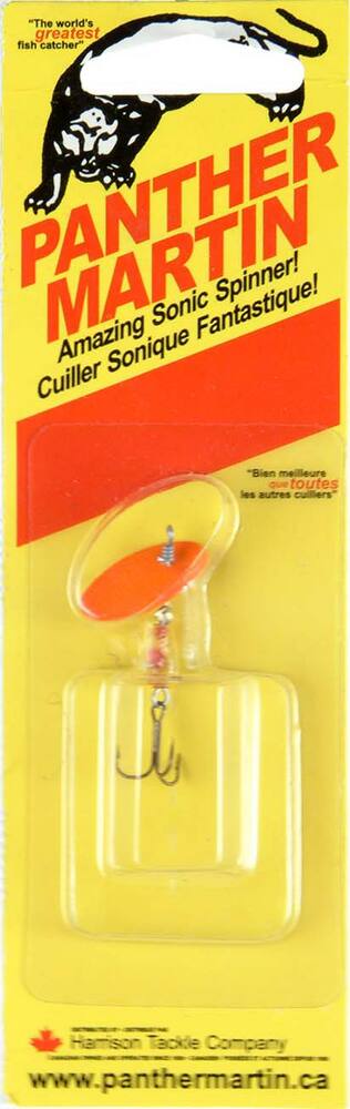 Panther Martin Walleye Treble Hook, Fluorescent