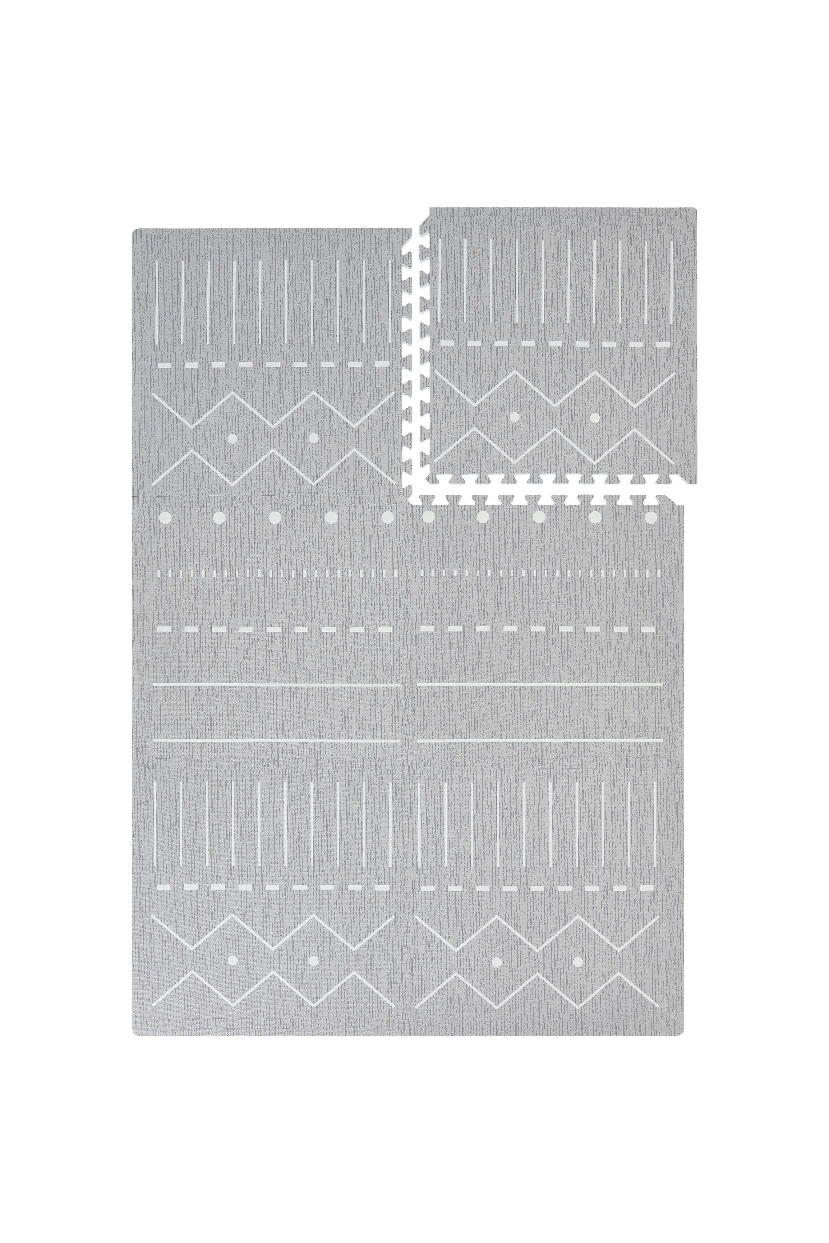 - Tapis en mousse bébé gris  180x120cm