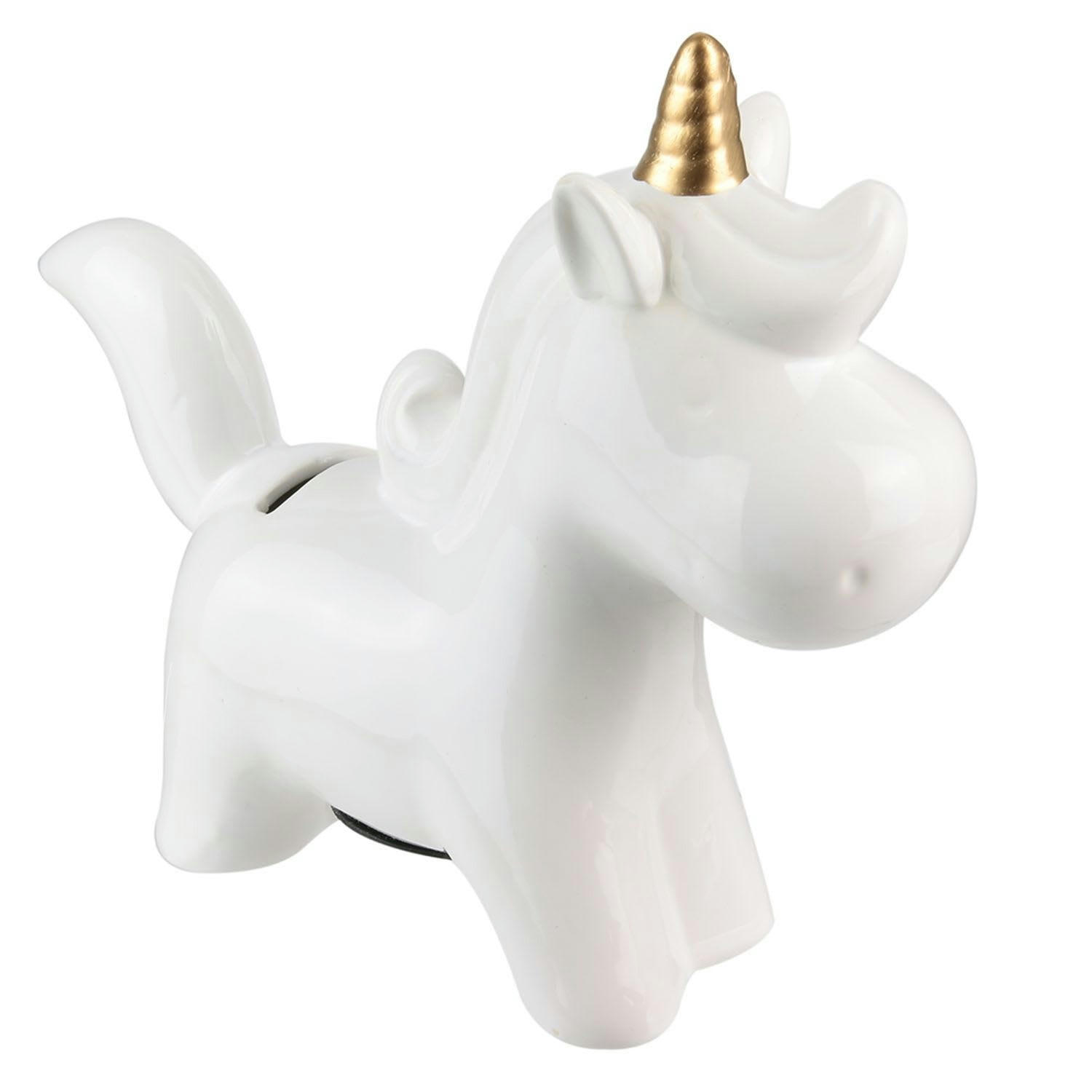 LICORNE - Tirelire enfant licorne argent