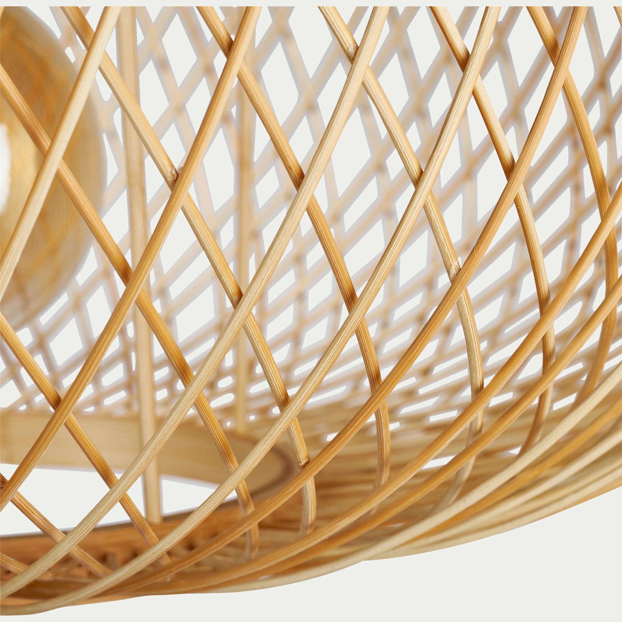 ROUVIA - Suspension en bambou - D48xH25cm