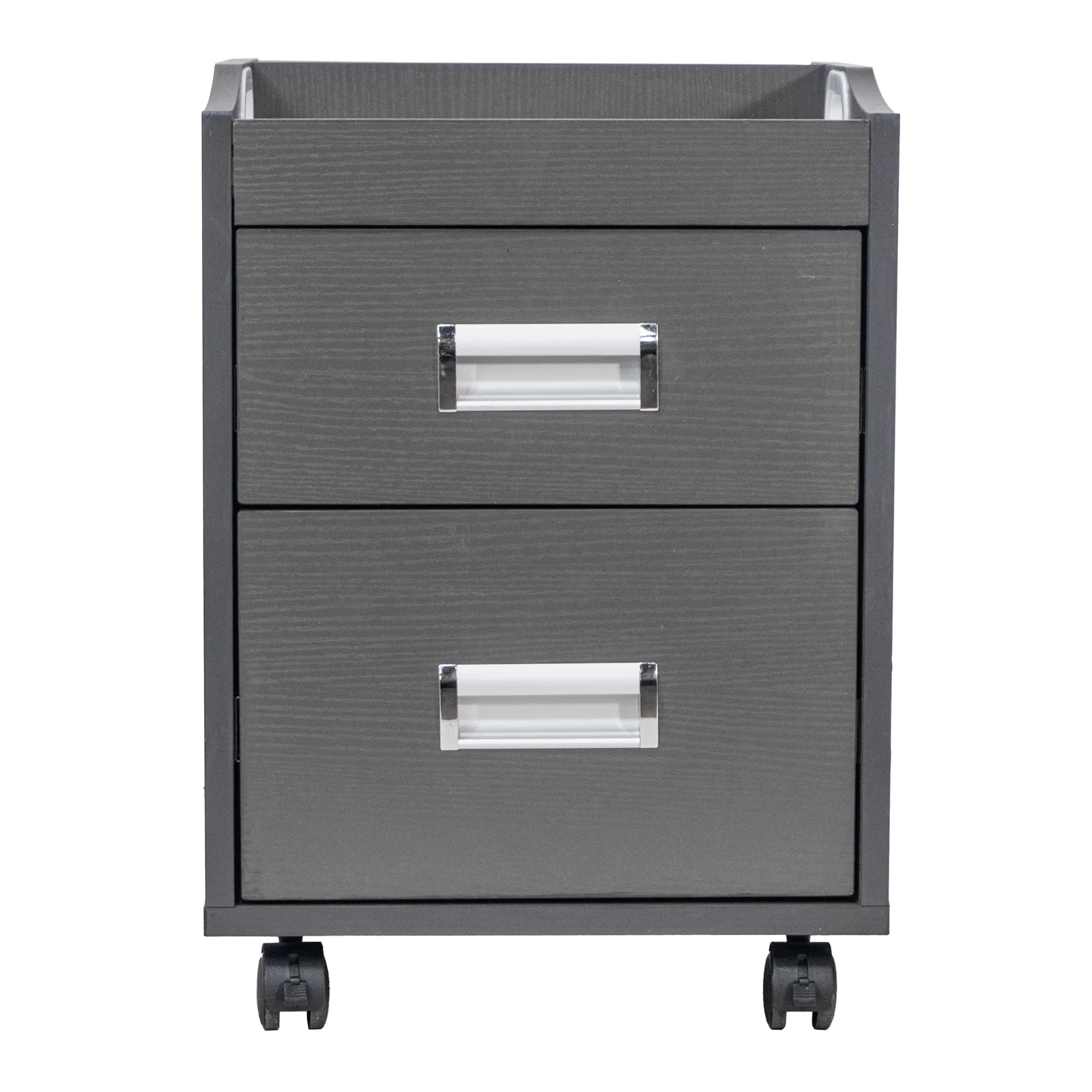 Alera Pedi Cart Pedicart Drawer Trolley for Pedicure Chair Spa Nail Salon, Grey - N/A