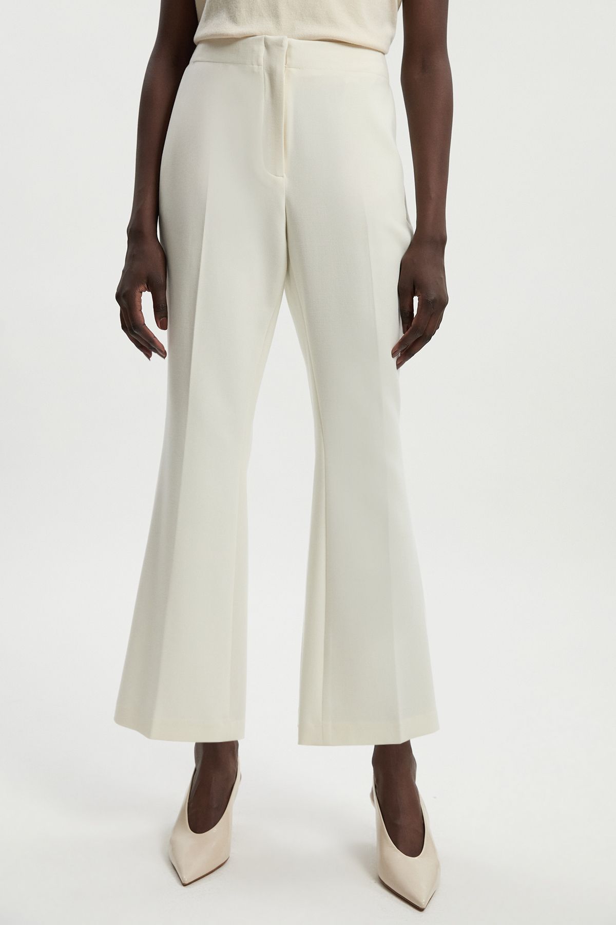 KarenMillen Compact Essential Tailored Slim Leg Trouser
