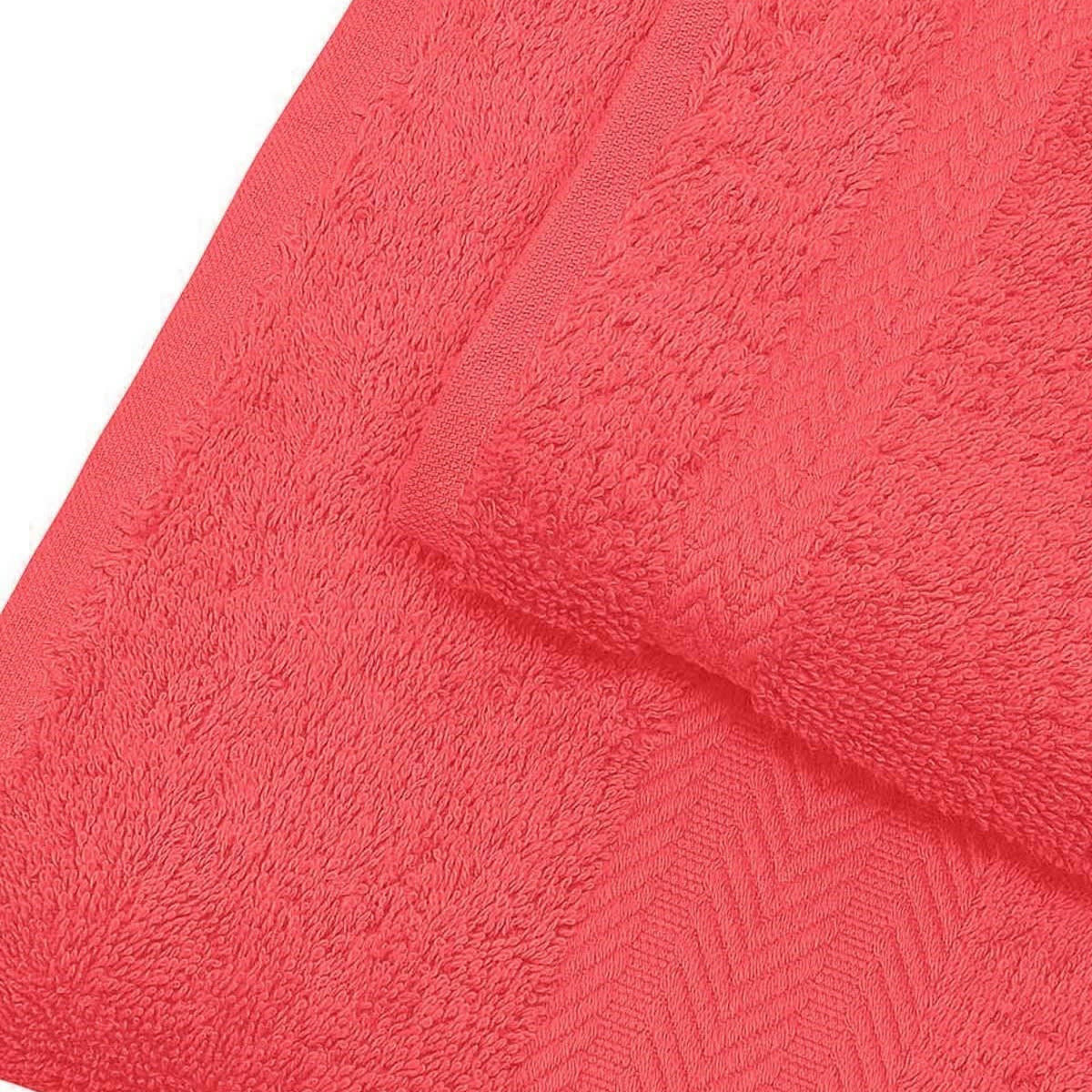 LUXURY - Serviette de toilette 550 gr/m²  framboise 50x100 cm