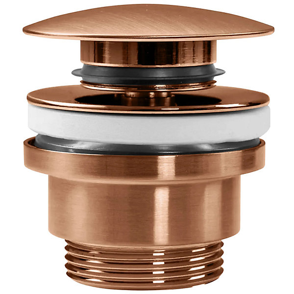 Bonde De Lavabo Universel Rea Clic-Clac Brush Copper