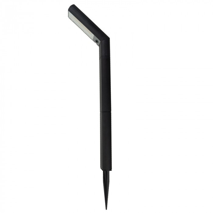 Lampa ogrodowa solarna czarny LED 1.5W 4000K 75lm IP44 Ecolight