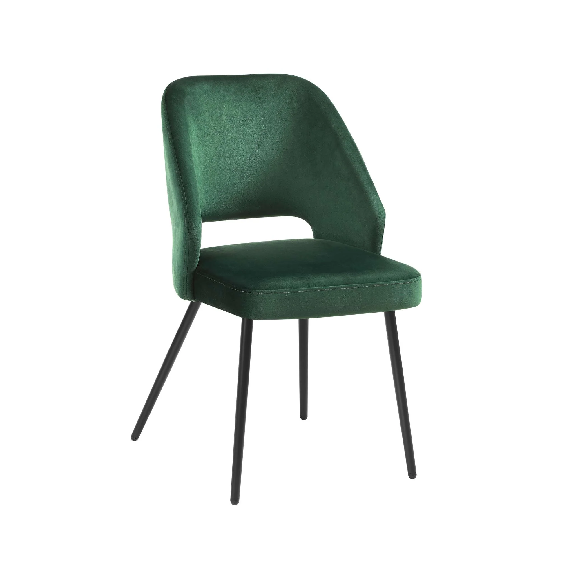 Chaise de salle à manger velours