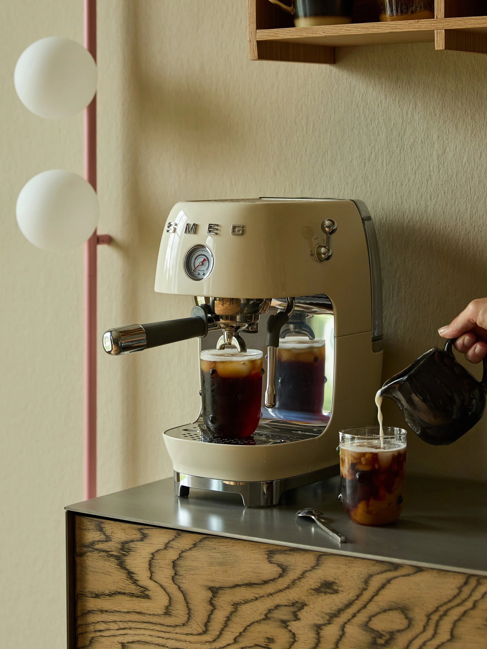 Espressomaschine 50's Style