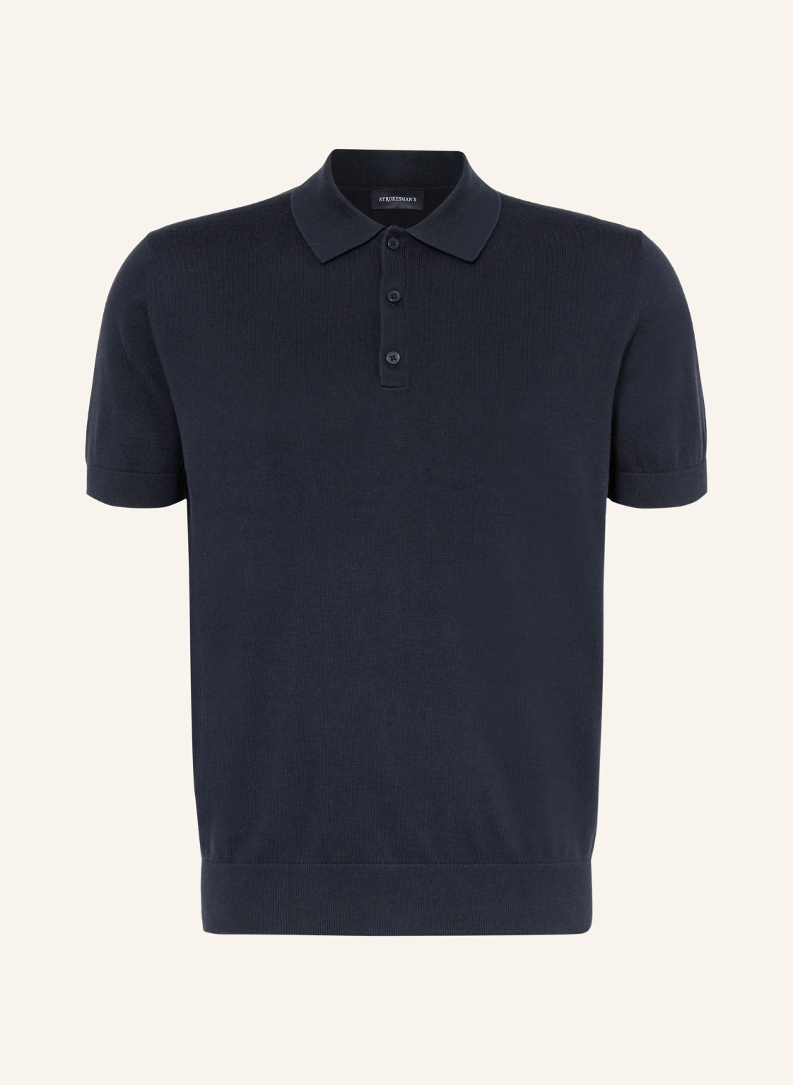 STROKESMAN'S Strick-Poloshirt