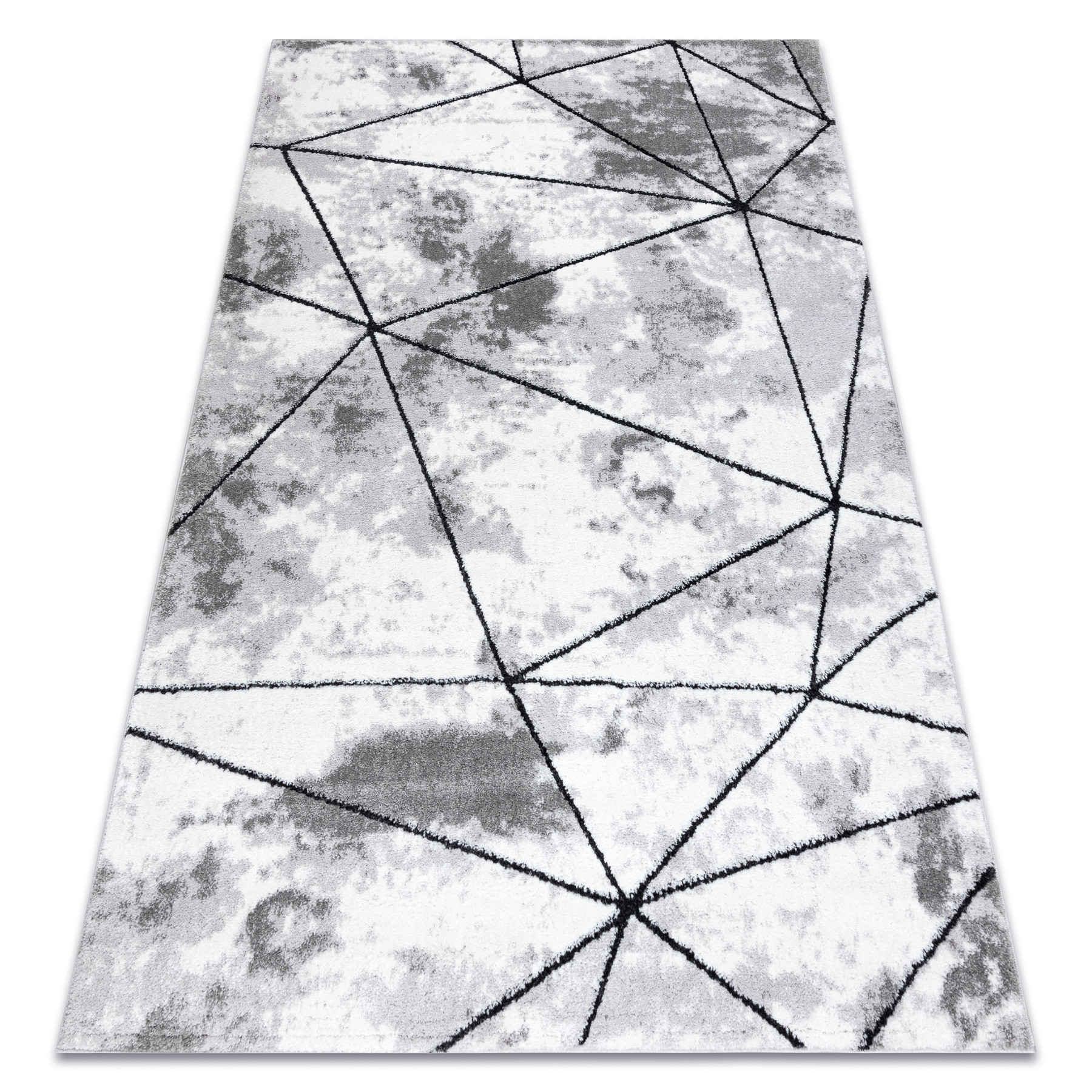 Dywan nowoczesny COZY Polygons, geometryczny, trójkąty - 120x170 cm