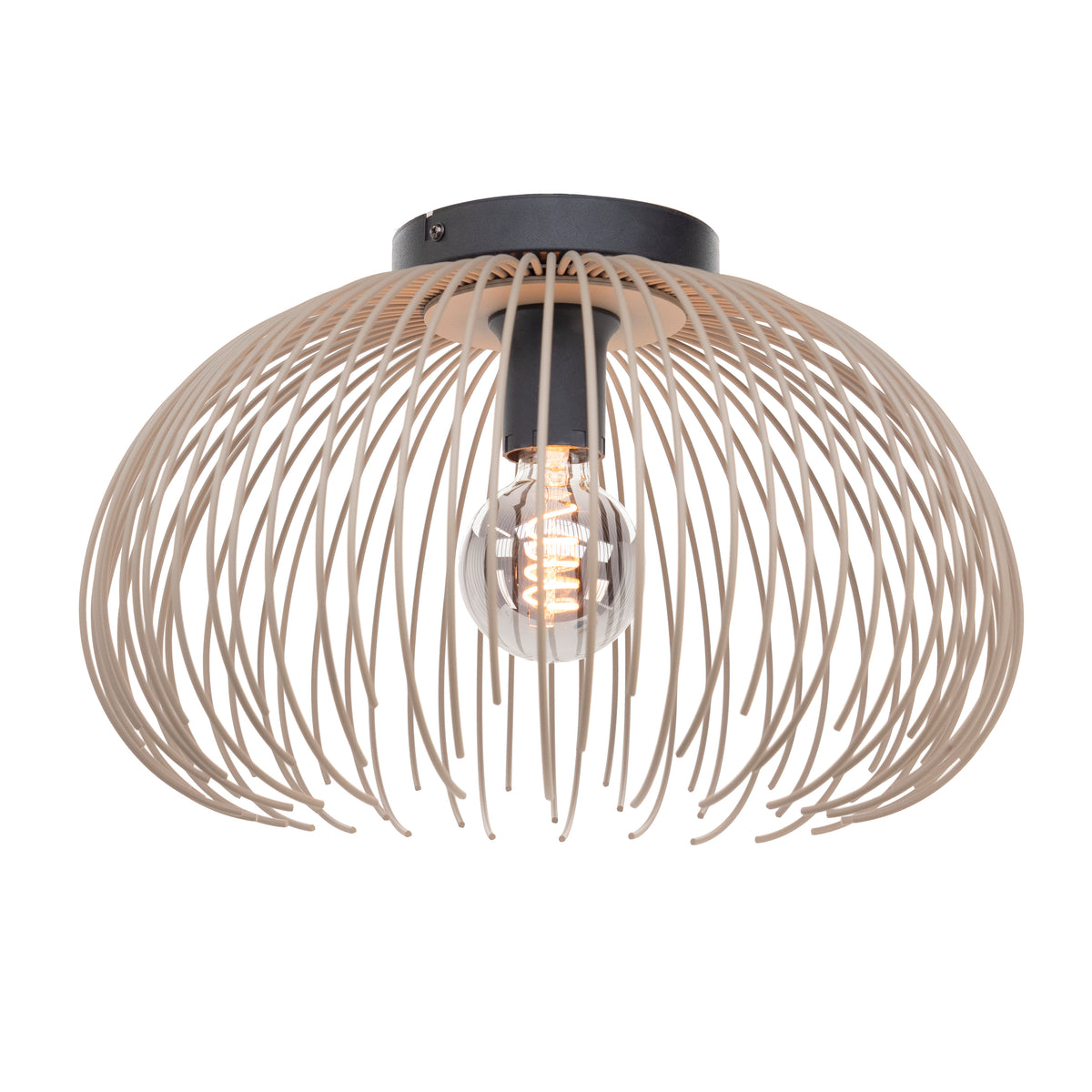 EGLO plafondlamp Venezuela-A - E27 - Ø 38,5 cm - zandkleur