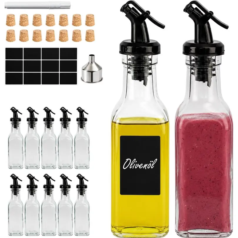 Essig-/Öl-Spender 12er-Set Ölflaschen Set
