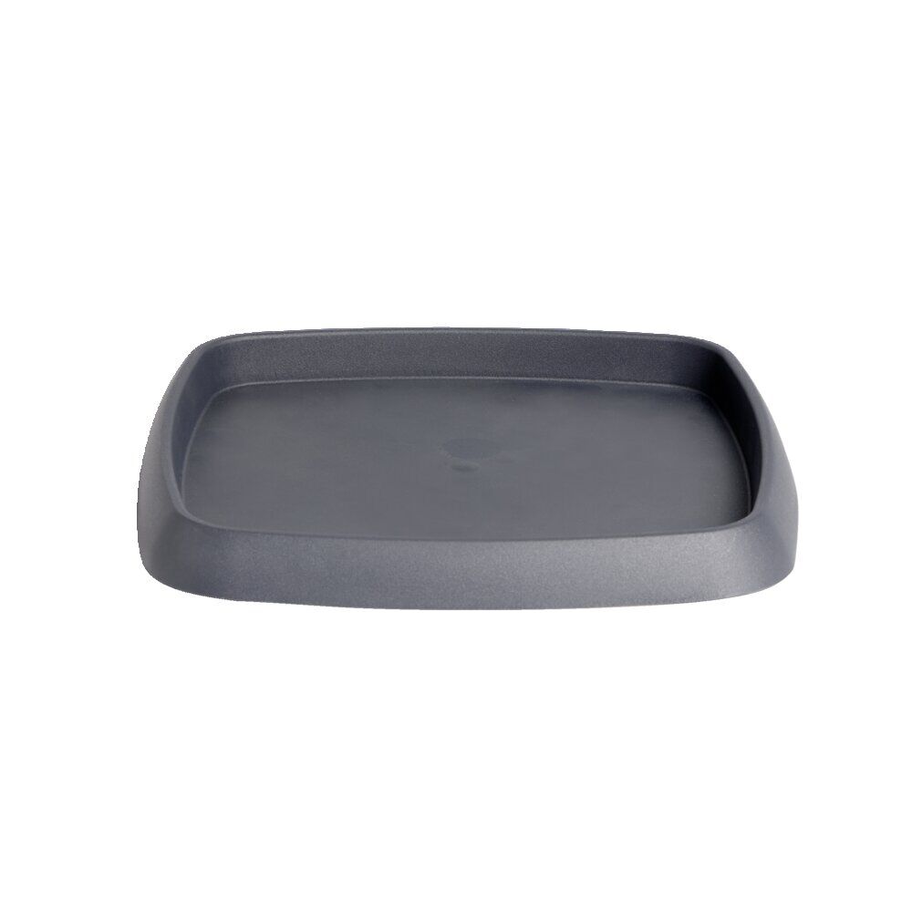 Soucoupe carrée pour pot Chorus 15,2 L anthracite