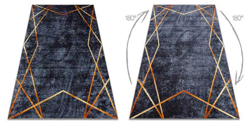Dywan do prania MIRO 51233.810 Geometryczny antypoślizgowy - 120x170 cm