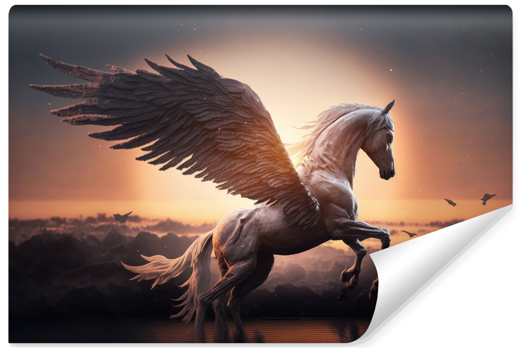 Fototapeta Do Salonu Majestatyczny Pegaz 90x60cm