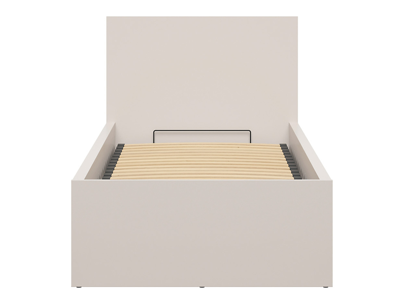 Łóżko Tetrix 90x200 ze stelażem i pojemnikiem kaszmir