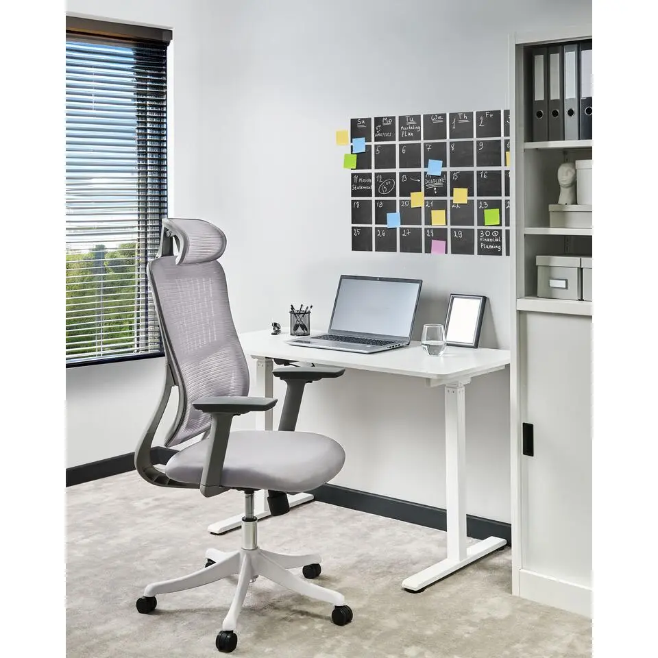 PARTNER - Bureaustoel - Grijs - Stof