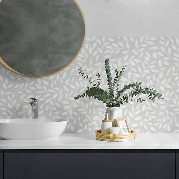 Panneau Mural Wallfluent 120x60 cm Motif De Feuilles Rythmé 1 pièce