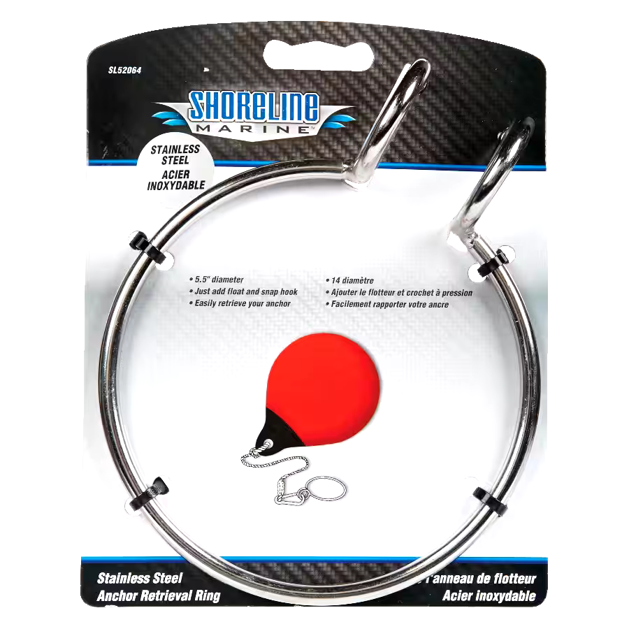 Shoreline Marine Anchor Retrieval Ring, 5.5-in