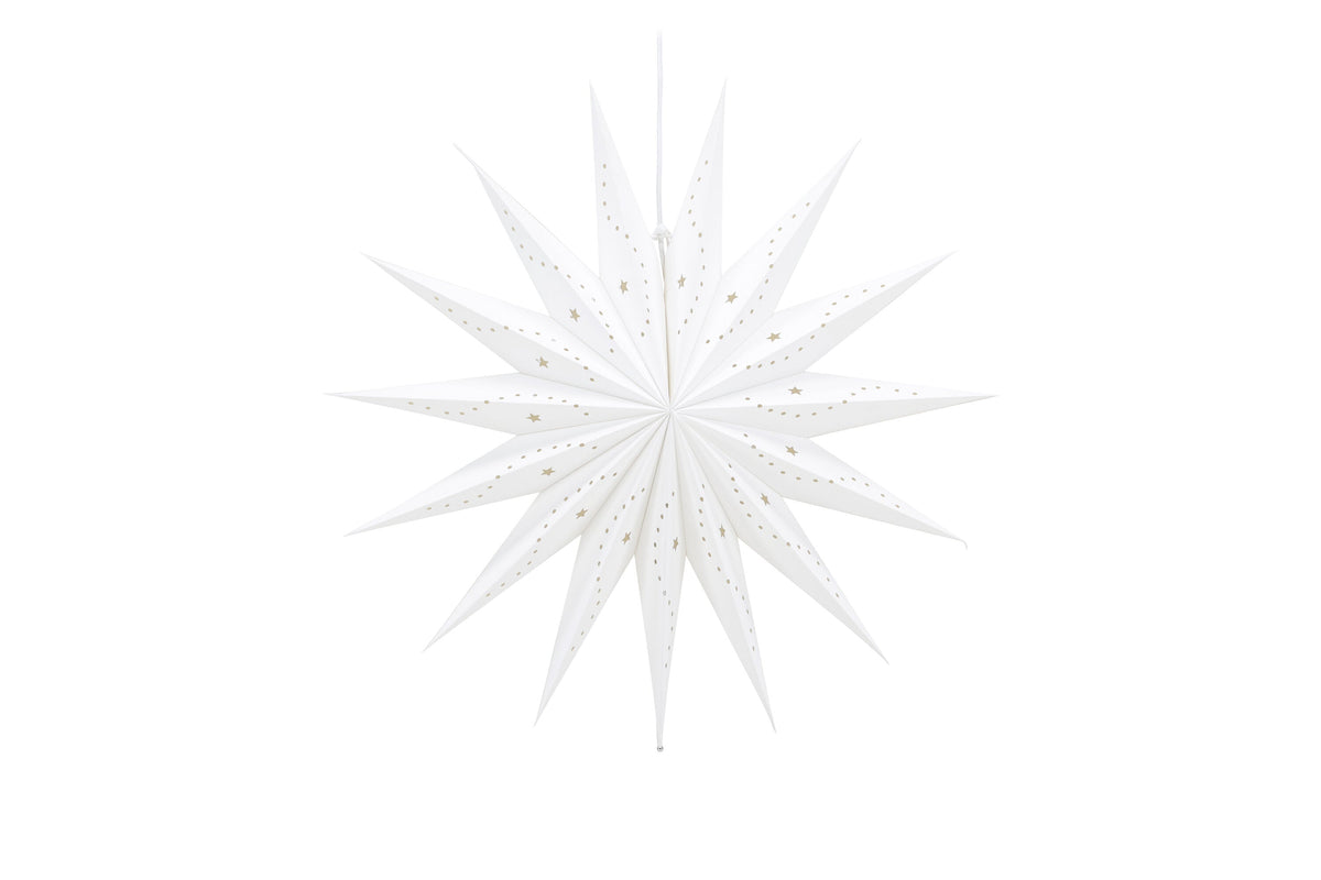 Rebellenclub Hanglamp Waya - wit - Ø 60 cm