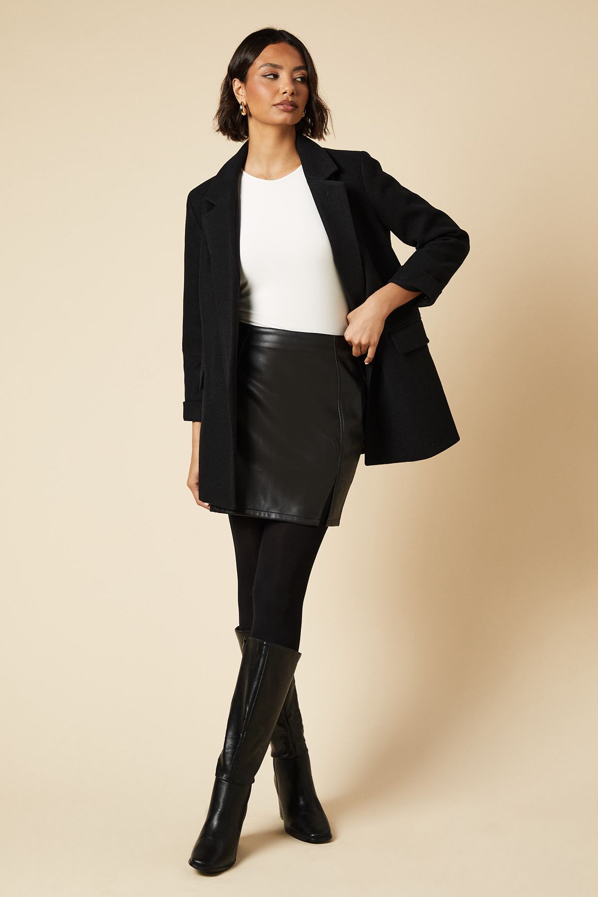 Dorothy Perkins Smart Pocket Detail Blazer Coat